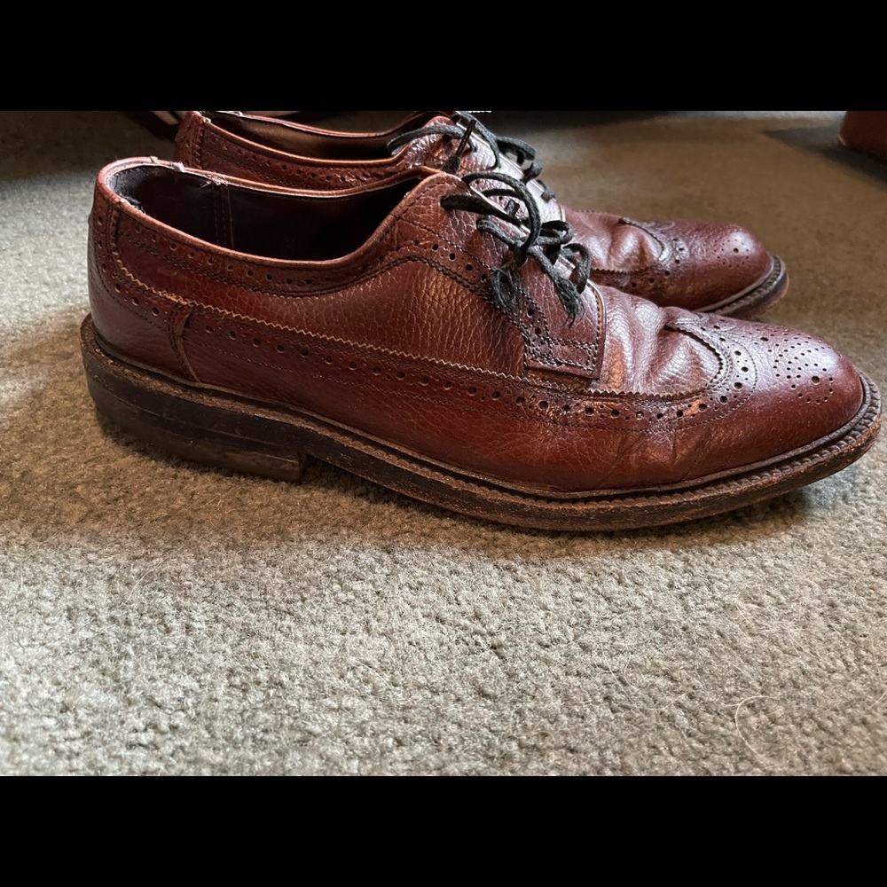 Mens brown tie shoes